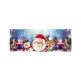 thumbnail image 2 of Christmas Decorations Outdoor Curtain Christmas Snowman Curtain Kitchen Rod Pocket White Snowflake Window Curtain Short Topper Curtains For Winter Holiday Christmas Decorations Polyester curtains, 2 of 9
