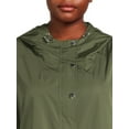 thumbnail image 4 of Time and Tru Women's Lightweight Anorak Jacket with Hood, Sizes XS-3X, 4 of 5