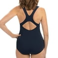 thumbnail image 2 of Dolfin Aquashape Women's Solid Conservative Lap Swimsuit in Navy, Size 22, 2 of 2