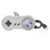 Mando Controlador de juegos USB Super Nintendo SNES de 4 botones para controladores PC/MAC (2