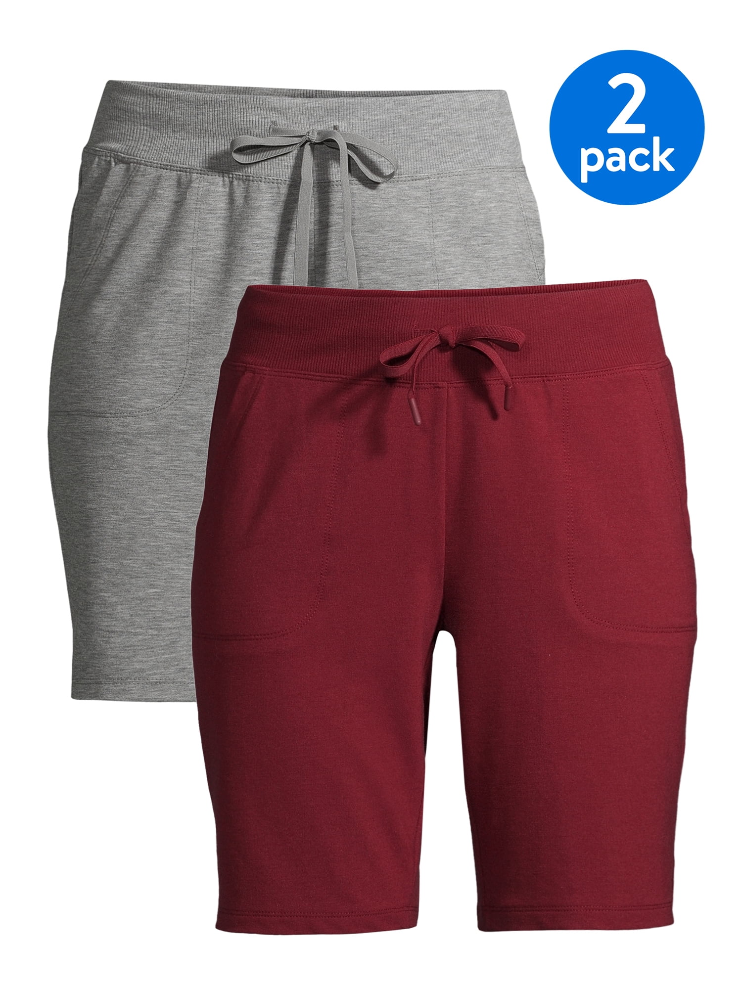 Athletic Works Athletic Works Women's Athleisure Bermuda Shorts, 2