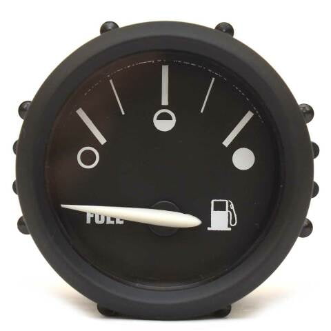 Faria Boat Fuel Level Gauge GP3111 | 2 1/8 Inch Euro Black 33-240 Ohms