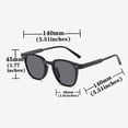 thumbnail image 3 of Typpkmm Vintage Square Sunglasses Women Men Brand Designer Small Round Sun Glasses Female Eyewear Oculos De Sol Unisex, 3 of 7