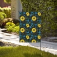 thumbnail image 2 of Sigee Sunflowers And Blue Flower for Live Happy Decorative Small Garden Flag,Double Sided Yard Flags Holiday Garden Flags for All Seasons, 2 of 9