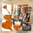 thumbnail image 6 of 3D Printed Tap-to-Pay Wand - 3D Printed Credit Card Tap Wand - Star Magic Contactless Credit Card Holder Wand(Orange), 6 of 7