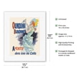 thumbnail image 2 of Quinquina Dubonnet - French Aperitif Wine & Spirits - Vintage Art Nouveau Poster by Jules Chéret c.1895 - Fine Art Rolled Canvas Print 11in x 14in, 2 of 4