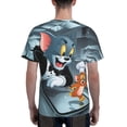 thumbnail image 6 of Tom And Jerry Men's T Shirt 3D Graphic Hip Hop Unisex Tees Tops Casual Stylish Crew Neck Short Sleeve, 6 of 8