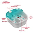 thumbnail image 4 of Sunbeam 16975 Foot Spa With Heating, Bubbles & Massager Rollers, 4 of 8