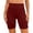 Wine, variant on LAJPXKHY Yoga Shorts for Women Elastic High Waist Butt Lifting Hiking Cargo Shorts Workout Running Summer Short Leggings with Multi Pockets