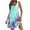 White, variant on biudgviw Womens Dresses Print Sleeveless Summer Boho Beach Dress Trendy Casual V Neck Mini Tank Sundresses with Pocket Vacation Outfit