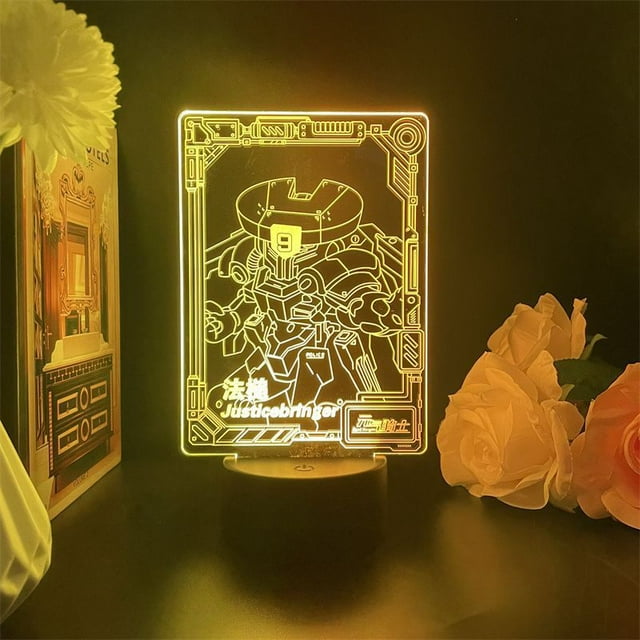 Luz nocturna LED 3D que cambia de color Souls Knights Airbenders