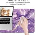 thumbnail image 4 of Desk Mat, Large Mouse Pad, 31.5" x 11.8" XXL Extended Gaming Mousepad, Desktop Decor Desk Pad, Cute Men Women Office Supplies and Accessories, XL Mouse Pad for Laptop & Keyboard, Purple Marble, 4 of 6