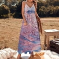 thumbnail image 2 of Water Splash Ripple Sleeveless Dress Women's Luxury Party Dress Birthday Dresses for Women, 2 of 7