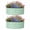 Green, variant on Petyee 2Pcs 2x2x1ft Round Galvanized Raised Garden Bed, Outdoor Metal Patio Planter Box for Vegetables, Flowers and Plants, Green
