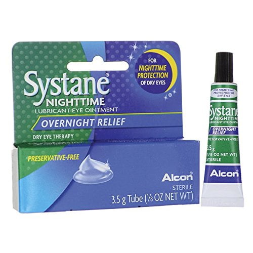 4 Pack Systane Nighttime Lubricant Eye Ointment 3.50G Each Walmart