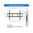 thumbnail image 4 of Amer Mounts Wall Mount for Flat Panel Display, Monitor - 1 Display(s) Supported - 100" Screen Support - 132.28 lb Load Capacity - 800 x 500 - Steel, 4 of 15