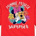 thumbnail image 3 of Mickey & Friends - Minnie Mouse Summer - Toddler And Youth Long Sleeve Graphic T-Shirt, 3 of 5
