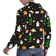 thumbnail image 6 of Lsque Halloween Pattern Casual Men's Hoodie,Hooded Sweatshirt with Kangaroo Pocket,Pullover Hoodie-Large, 6 of 7