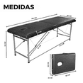 thumbnail image 5 of Cama Camilla de Masaje Plegable Portátil Komfort Gris, 5 of 5