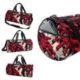 thumbnail image 3 of Paw Print Basketball Bag, Soccer Bag, Duffle Bag, Travel Bag - 17.7 Inch Sports Bag with Interior Zipper Pocket and Large Capacity, 3 of 6