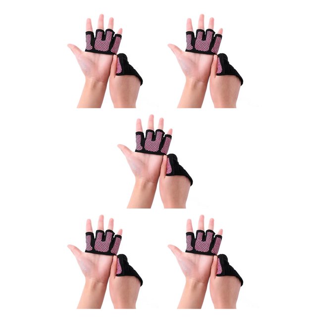 Maytalsory 1 Paire de Gants de Musculation Antidérapants Demi-Doigt Protecteur de Main Palm FS5977-04 5Ensemble
