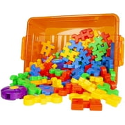 Think Fast Toys  Aircraft Engineering Manipulatives Set 65 Pieces  Includes Storage Tub and Instruction Booklet  STEM and Learning from Home Toys
