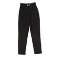 thumbnail image 4 of Pantalones casuales para mujer Nikou cintura alta cómodos transpirables color negro talla M, 4 of 15