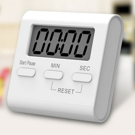 HONMEET 1 Pc Slim Kitchen Timer Digital Kitchen Timer Clock for Adults White