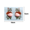thumbnail image 3 of Butée de Porte en Silicone Chat Mignon Anti-Collision avec Tampons et Outils Sans Pelage, 3 of 8