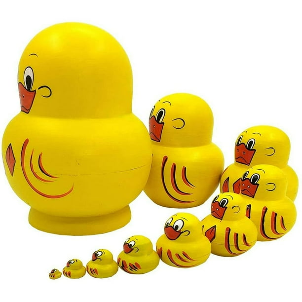 Monetais Poupées gigognes-Ensemble de 5 Jouets empilables Matryoshka en Bois, poupées Russes Amusantes pour Enfants, décoration de la Maison à Monetais Poupées gigognes-Ensemble de 5 Jouets empilables Matryoshka en Bois, poupées Russes Amusantes pour Enfants, décoration de la Maison à