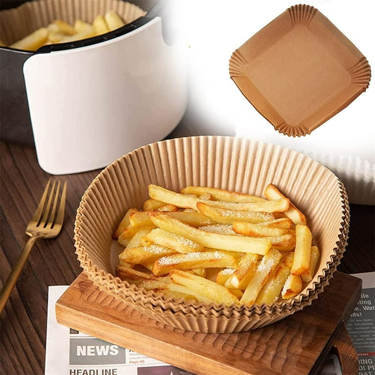 Air Fryer Disposable Paper Liner Non-Stick Square Steamer Baking