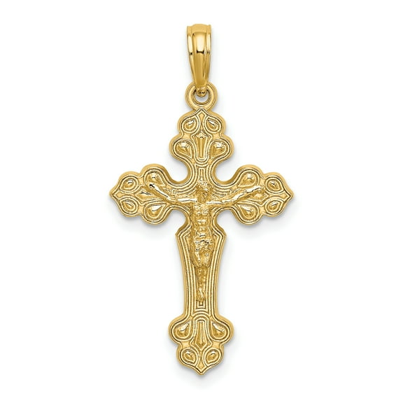 14k Crucifix Pendant