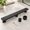 Matte Black-20 inch, variant on Linear Shower Drain 36 Inch Brushed With Square Hole Panel