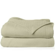 Eco Organic Cotton Blanket, Stone