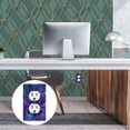 thumbnail image 6 of Yayeee Blank Wall Plate Cover 1-Gang 4.5"x2.7" Home Unused Decorative Outlet, Purple Mushrooms Pattern, 6 of 7
