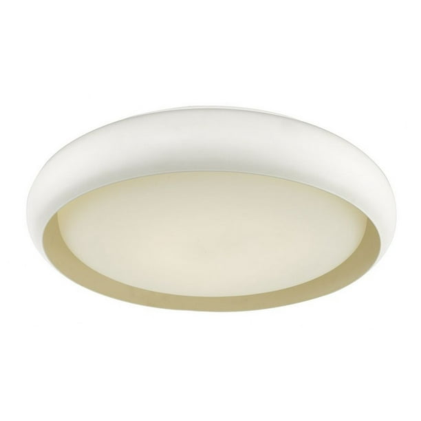 30061fm Wh Abra Lighting Euphoria 18 1 Inch 29w Led Flush Mount White Finish With Frosted Glass Com - Euphoria 15 Wide White Led Ceiling Light