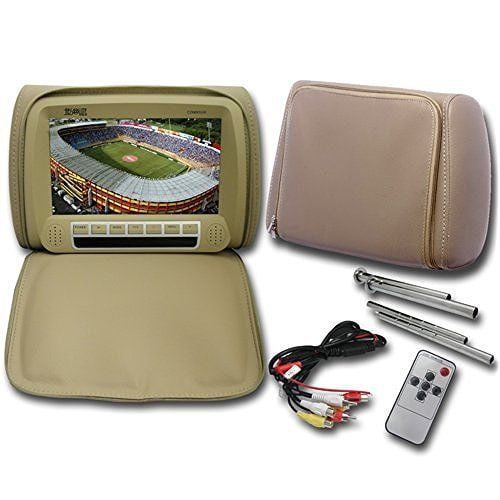 Absolute COM950IRC 9.5Inch Headrest Pillow with Zipper Cover TFT/LCD