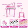 thumbnail image 4 of Teclado piano Toy Love&Mini de 31 teclas con micrófono y taburete, 4 of 7