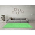 thumbnail image 3 of Ahgly Company Indoor Square Abstract Emerald Green Contemporary Area Rugs, 8' Square, 3 of 4