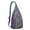 Purple-12, variant on Artistic Home Accents Sling Backpack – Abstract Geometric Crossbody Bag, Fashionable & Functional