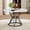 White, variant on DRNANLIT 47.3-Inch Modern Industrial Round Dining Table with White Marble Wood Grain and Sturdy Black Metal Frame - Stylish and Functional for Dining Rooms, Kitchens, White