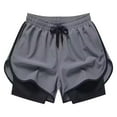 thumbnail image 1 of Pantalones cortos de entrenamiento para hombre, ropa deportiva cómoda, pantalones cortos deportivos para culturismo en la playa 4XL, 1 of 8