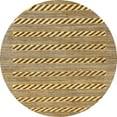 thumbnail image 1 of Ahgly Company Indoor Round Abstract Light Brown Abstract Area Rugs, 7' Round, 1 of 6