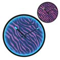 thumbnail image 2 of Indoor 12' Voice-Activated Luminous Decoration Wall Clock With LED Night Light Zebra, 2 of 8