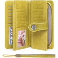 thumbnail image 1 of LAICAIW Women's Wallet Genuine Leather RFID Blocking Large Capacity Trifold Ladies Wallet, 1 of 6