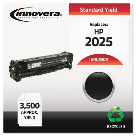 UPC: 0686024122494 | Innovera IVRC530A Remanufactured Black Toner Replacement for CC530A #304A 3500 Page-Yield