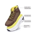 thumbnail image 4 of HA-EMORE Kids Hiking Boot Outdoor Trekking Walking Shoes Boys Mid Lace Comfortable Boot Anti-Slip Trail Running Athletic Sneakers (Little Kid/Big Kid), 4 of 7