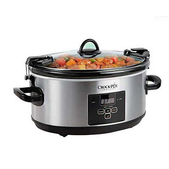 CrockPot 7.0-Quart Cook & Carry Mijoteuse Programmable