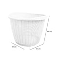 thumbnail image 4 of Cesta para Ropa Plastic Trends Dhalia 42 L Blanco, 4 of 5