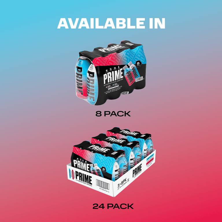 Prime Hydration Sports Drink, Duo Pack, Cherry Freeze, Berry